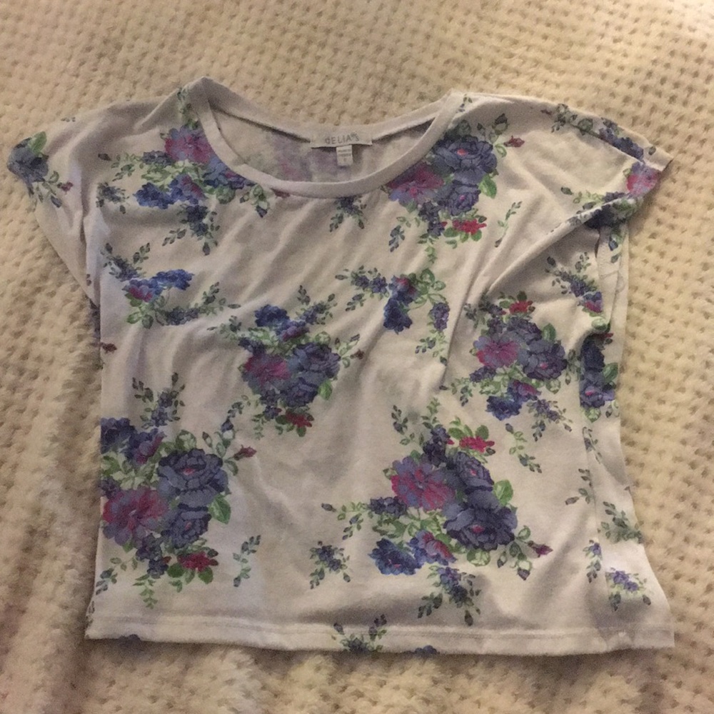 Floral cropped top